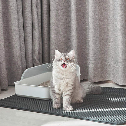 Honeycomb Double Layer Cat Litter Mat - Cocoa Paws Collective