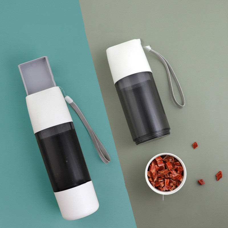 350ml Portable Dog Water Bottle & Food Container - Cocoa Paws Collective