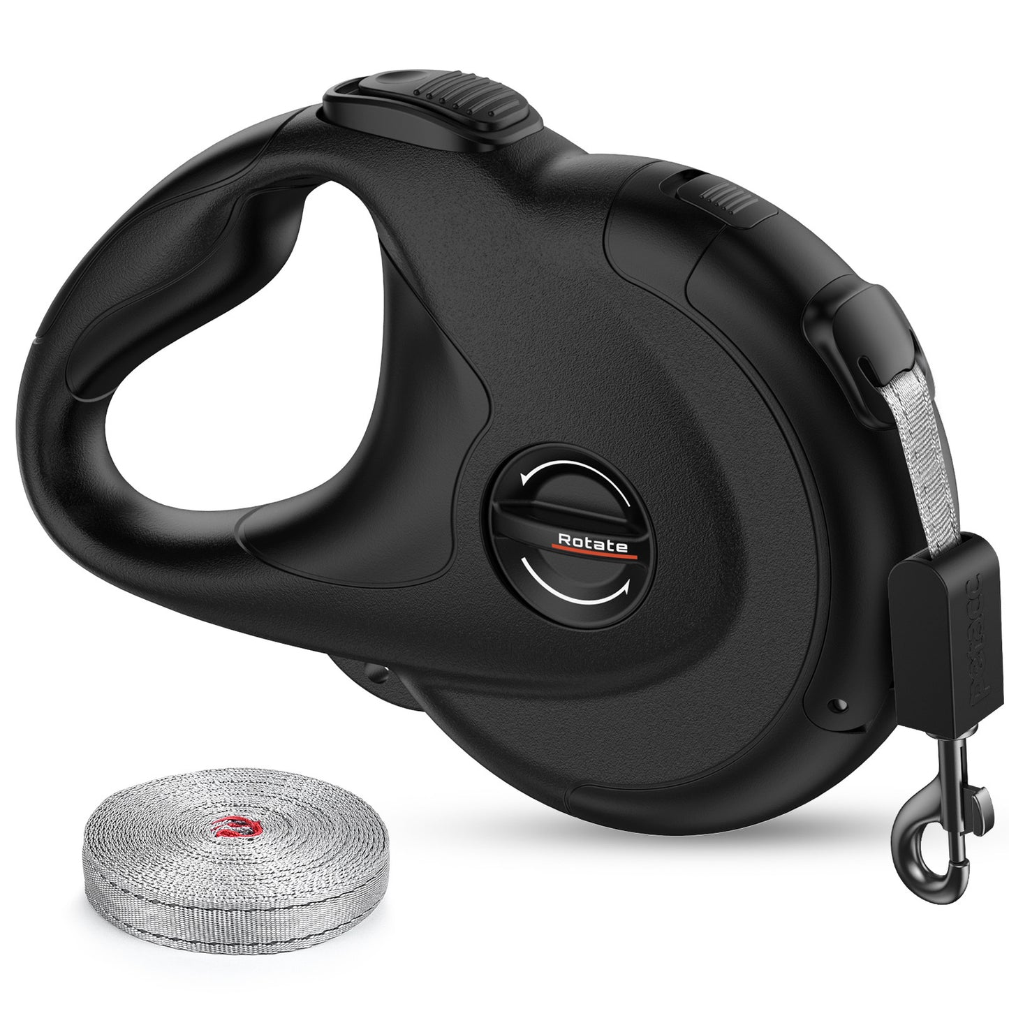 Retractable Reflective Dog Walking Tractor Leash - Cocoa Paws Collective