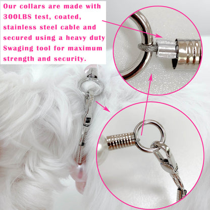 Pet Dog Collar Leash Necklace - Cocoa Paws Collective