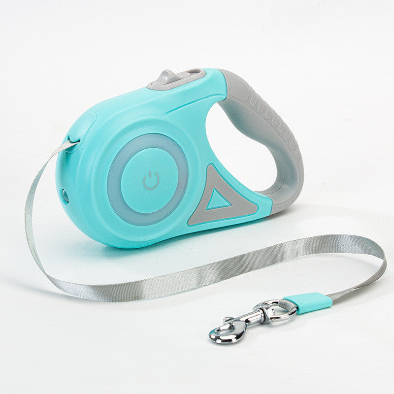 Retractable Automatic Spotlight Pet Dog Leash - Cocoa Paws Collective