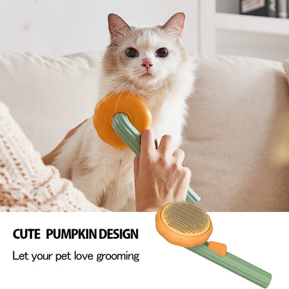 Pet Grooming Self Cleaning Slicker Brush - Cocoa Paws Collective