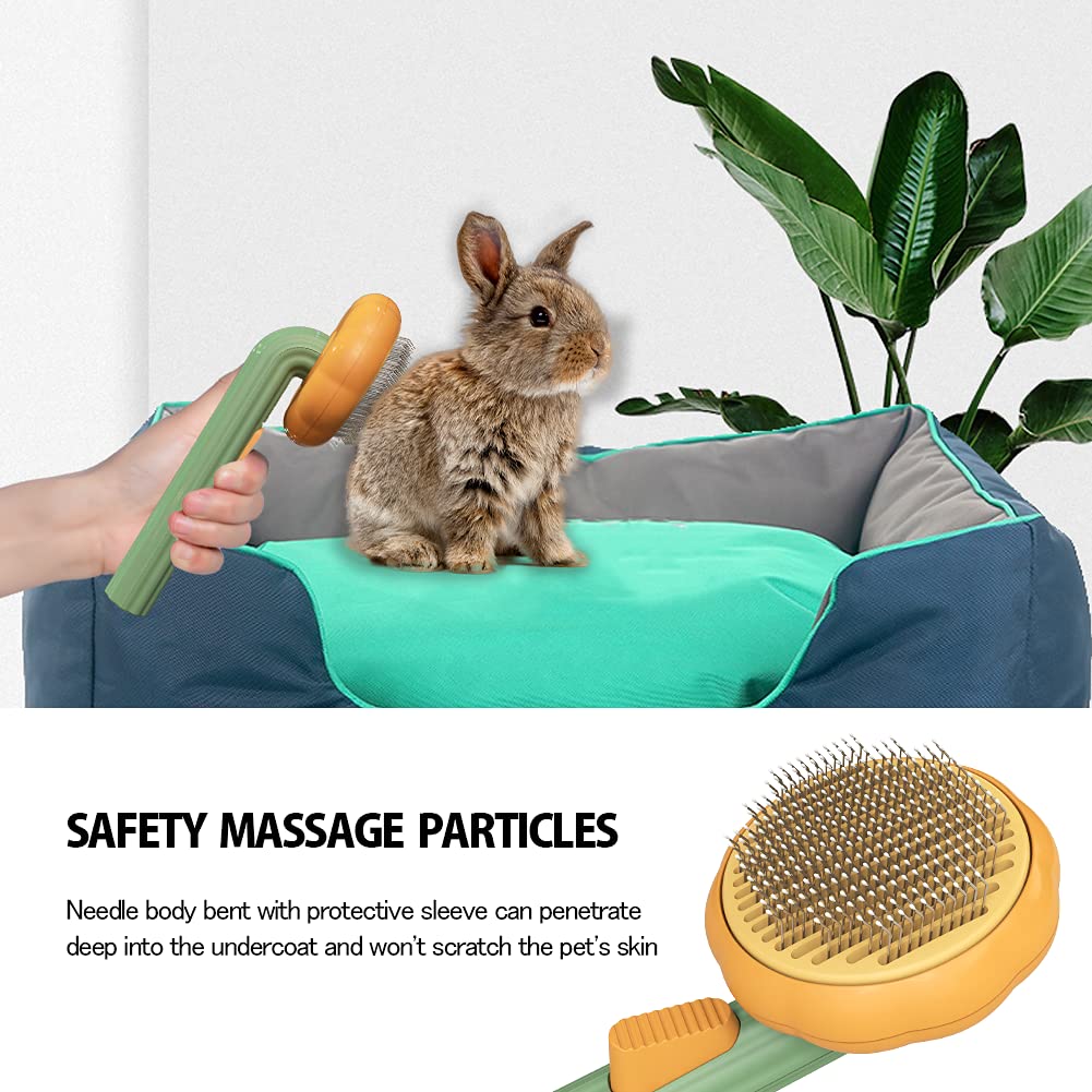 Pet Grooming Self Cleaning Slicker Brush - Cocoa Paws Collective