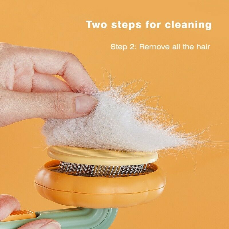 Pet Grooming Self Cleaning Slicker Brush - Cocoa Paws Collective