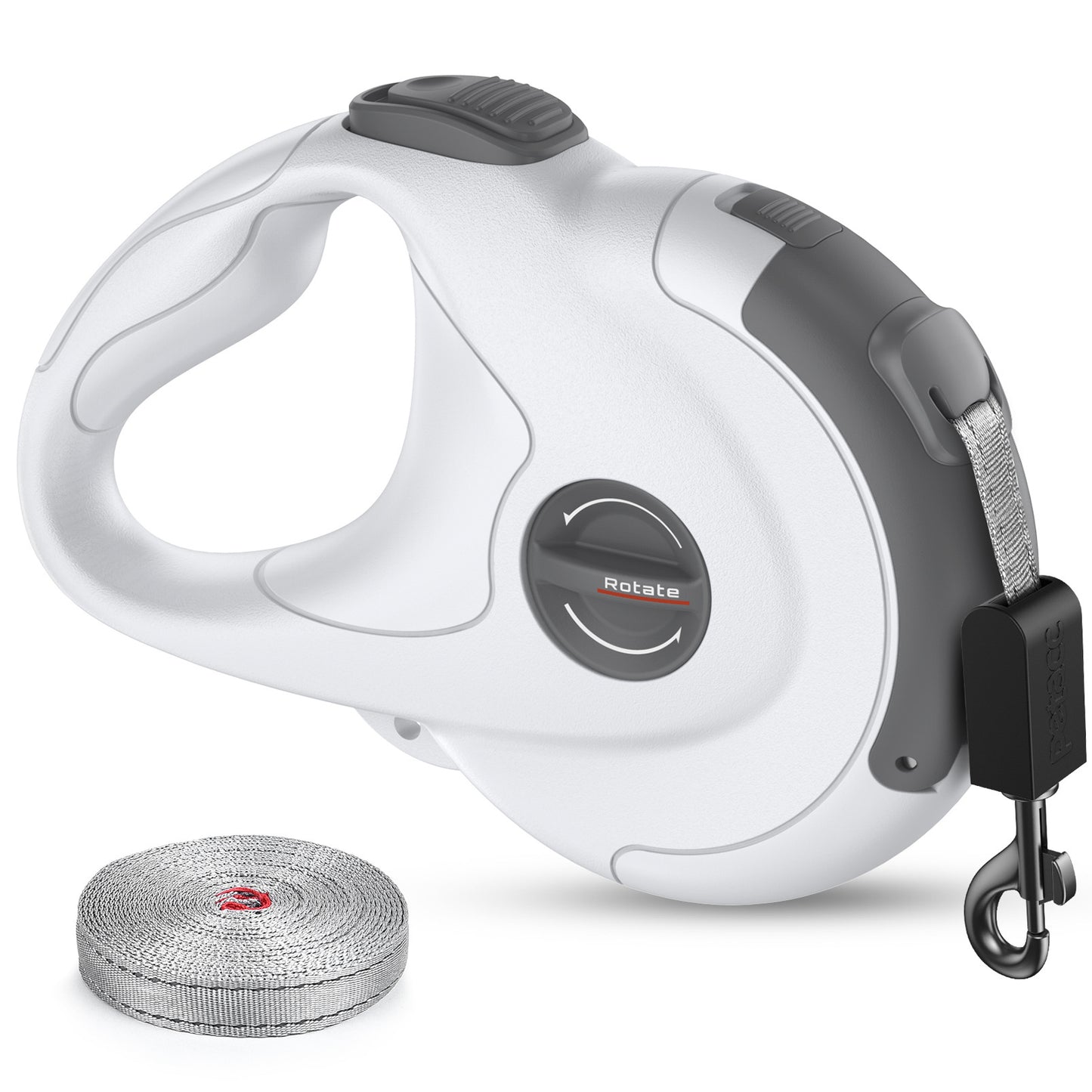 Retractable Reflective Dog Walking Tractor Leash - Cocoa Paws Collective