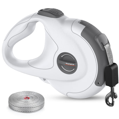 Retractable Reflective Dog Walking Tractor Leash - Cocoa Paws Collective