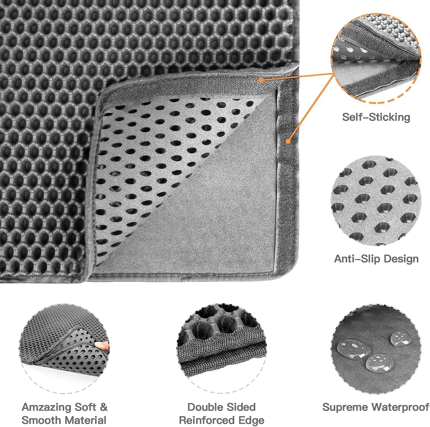 Honeycomb Double Layer Cat Litter Mat - Cocoa Paws Collective