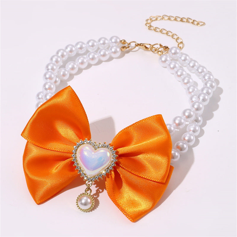 Pet Cute Heart Shape Princess Necklace - Cocoa Paws Collective