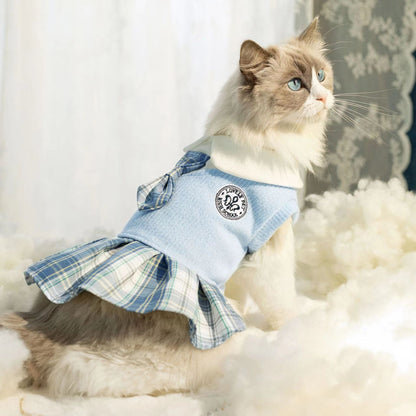 Pet Lovely Checkered Tartan Skirt - Cocoa Paws Collective