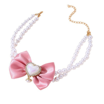 Pet Cute Heart Shape Princess Necklace - Cocoa Paws Collective