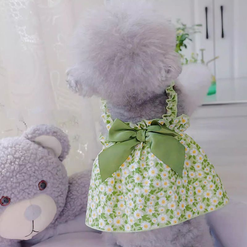 Pet Fashion Spring Floral Mini Frock - Cocoa Paws Collective