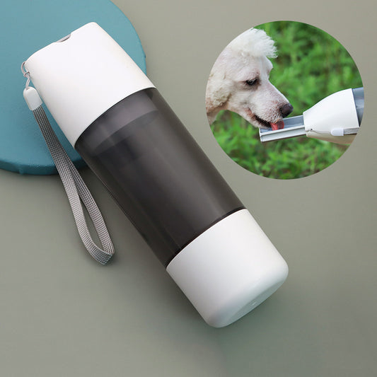 350ml Portable Dog Water Bottle & Food Container