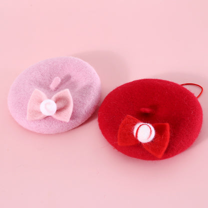 Pet Cat Wool Painter Bud Hat - Cocoa Paws Collective