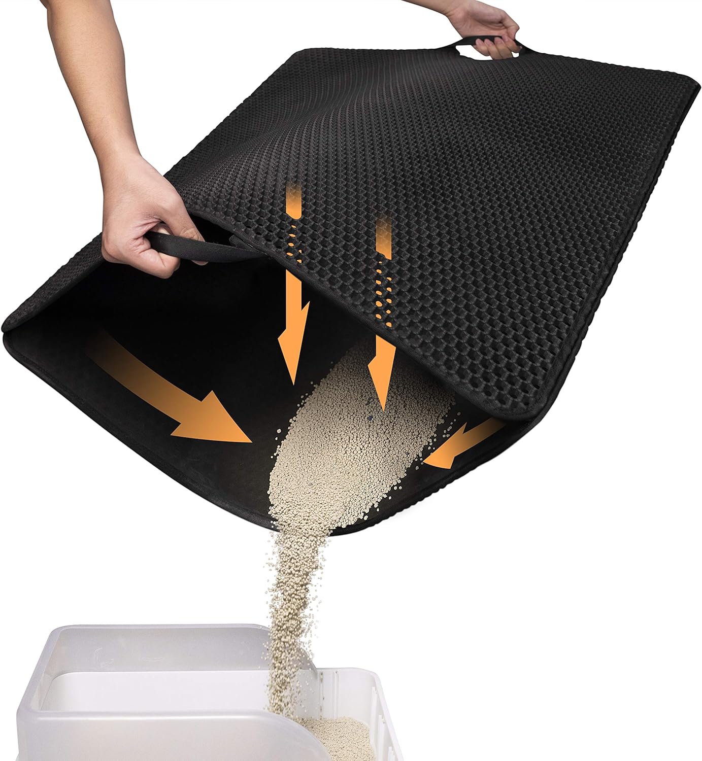 Honeycomb Double Layer Cat Litter Mat - Cocoa Paws Collective