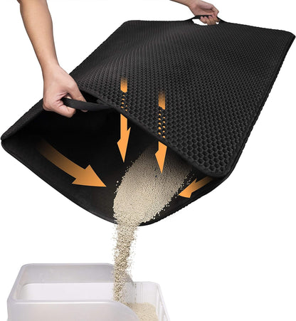 Honeycomb Double Layer Cat Litter Mat - Cocoa Paws Collective