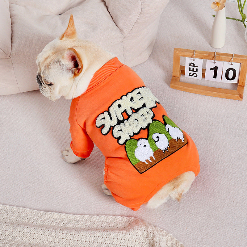 Pet Winter Padded Thickened Four-legged Shirt - Cocoa Paws Collective