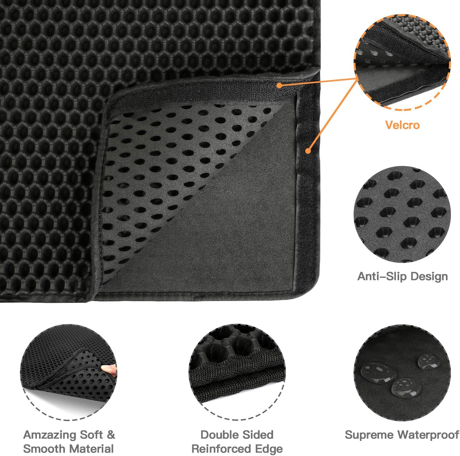 Honeycomb Double Layer Cat Litter Mat - Cocoa Paws Collective