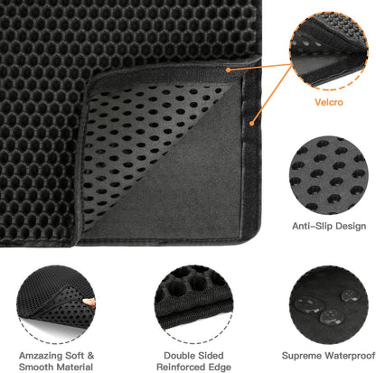 Honeycomb Double Layer Cat Litter Mat - Cocoa Paws Collective