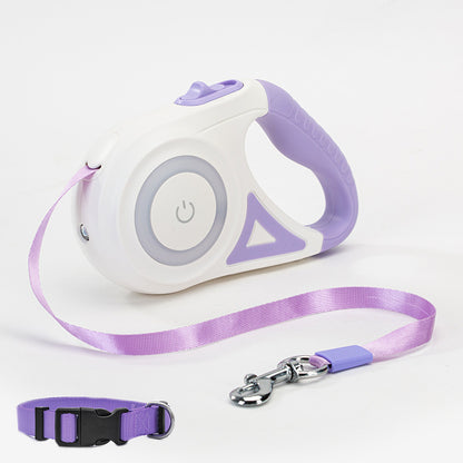Retractable Automatic Spotlight Pet Dog Leash - Cocoa Paws Collective