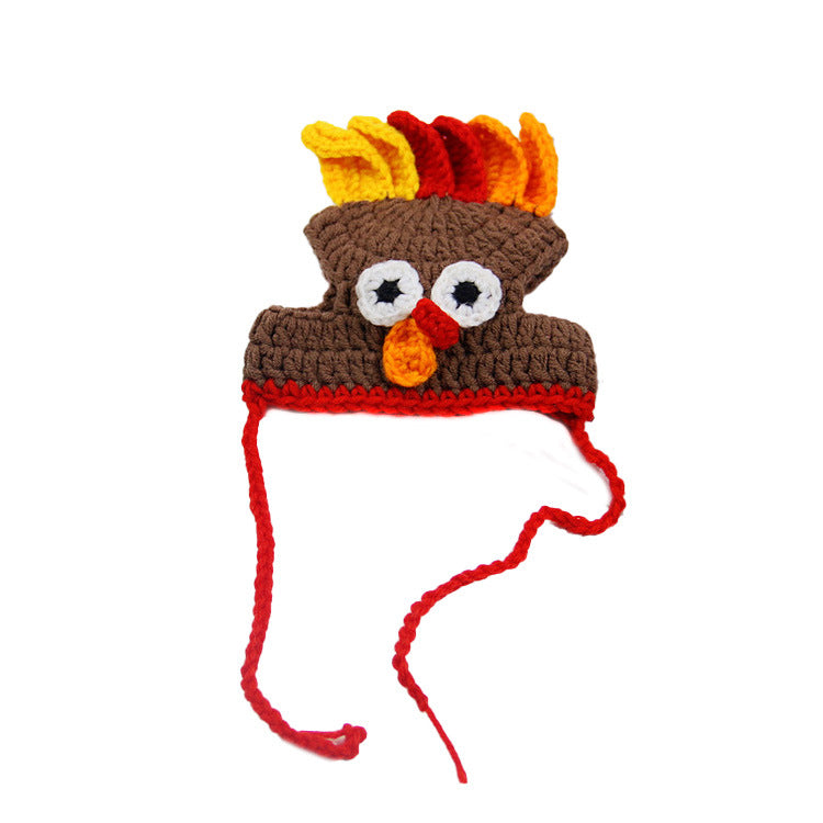 Halloween Cat Dog Knitted Pet Hat - Cocoa Paws Collective