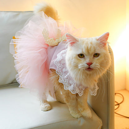 Pet Cat Lace Clothing Suit - Cocoa Paws Collective