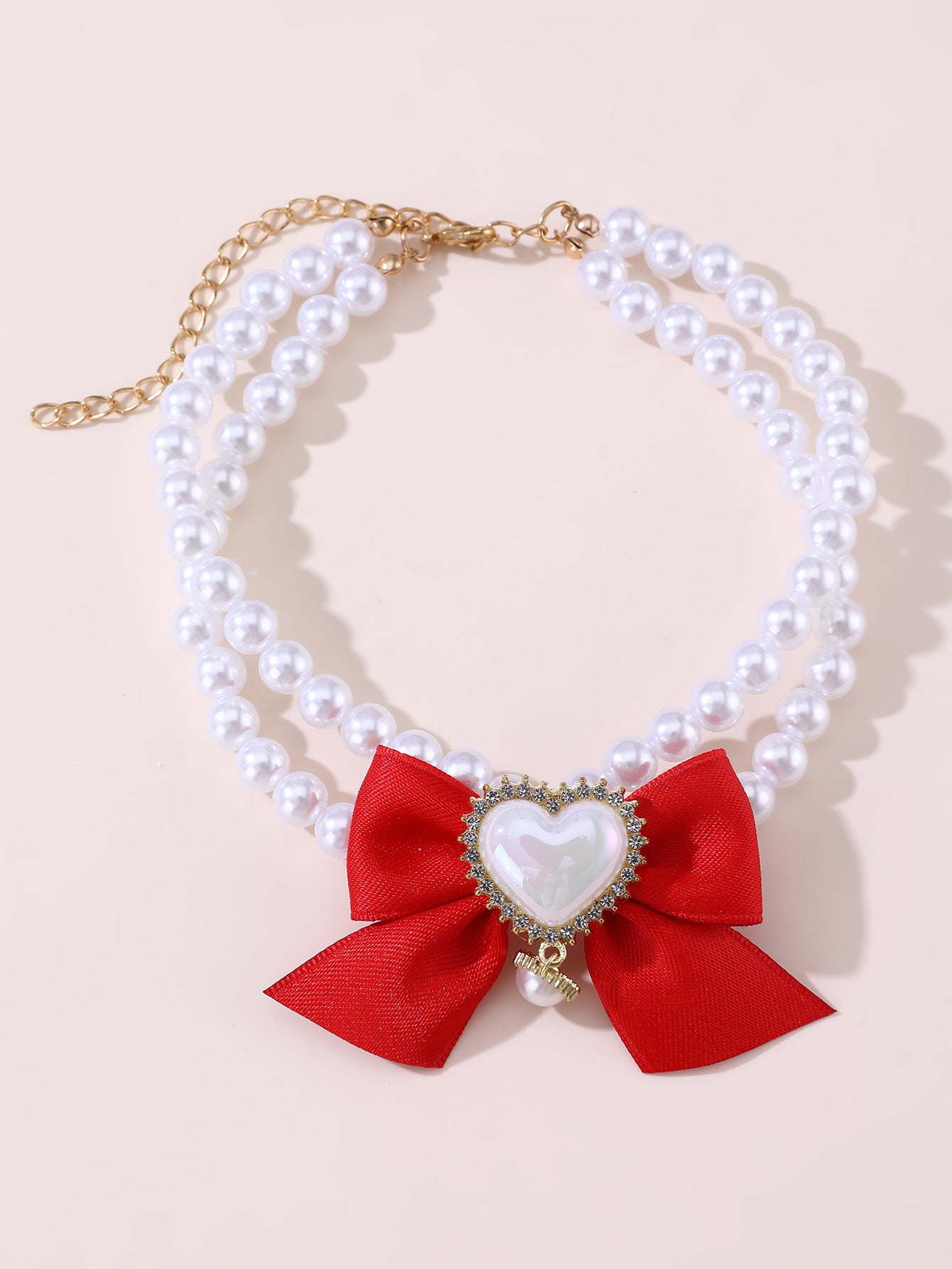 Pet Cute Heart Shape Princess Necklace - Cocoa Paws Collective