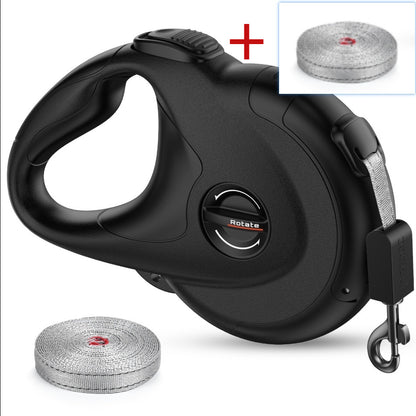Retractable Reflective Dog Walking Tractor Leash - Cocoa Paws Collective