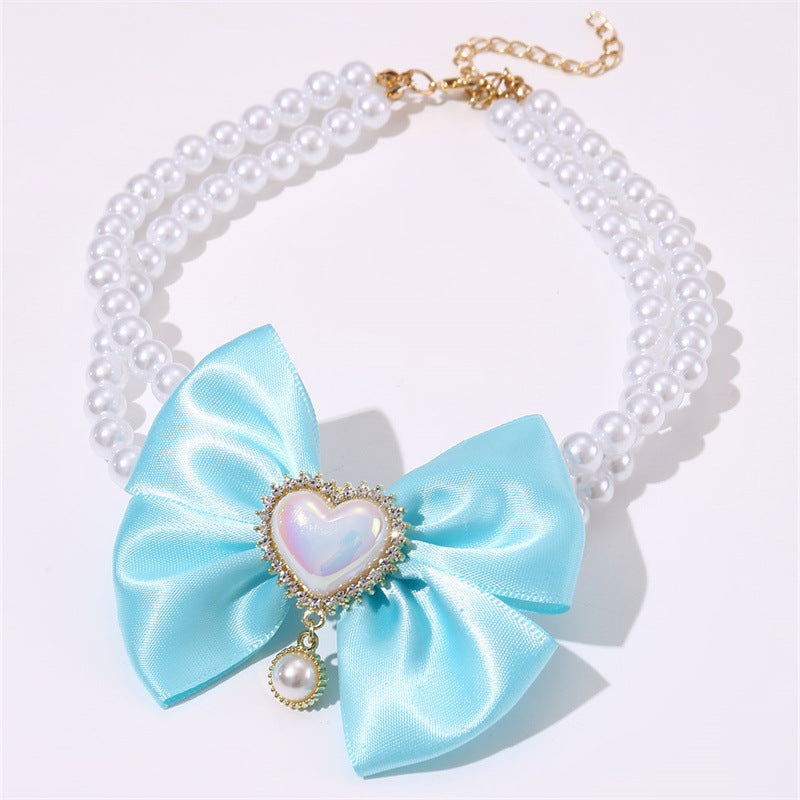 Pet Cute Heart Shape Princess Necklace - Cocoa Paws Collective