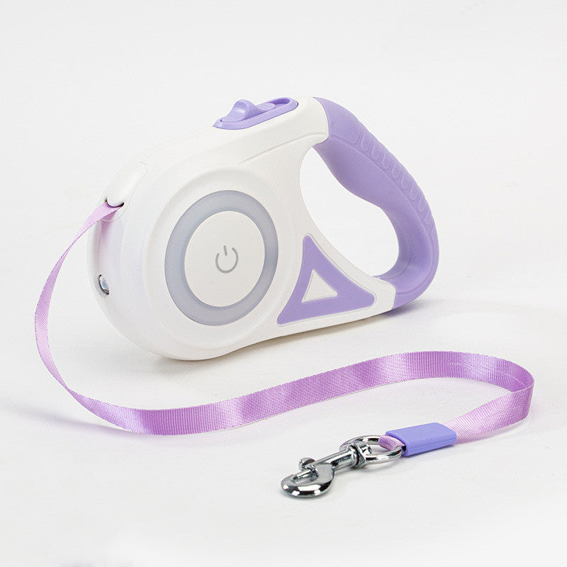 Retractable Automatic Spotlight Pet Dog Leash - Cocoa Paws Collective