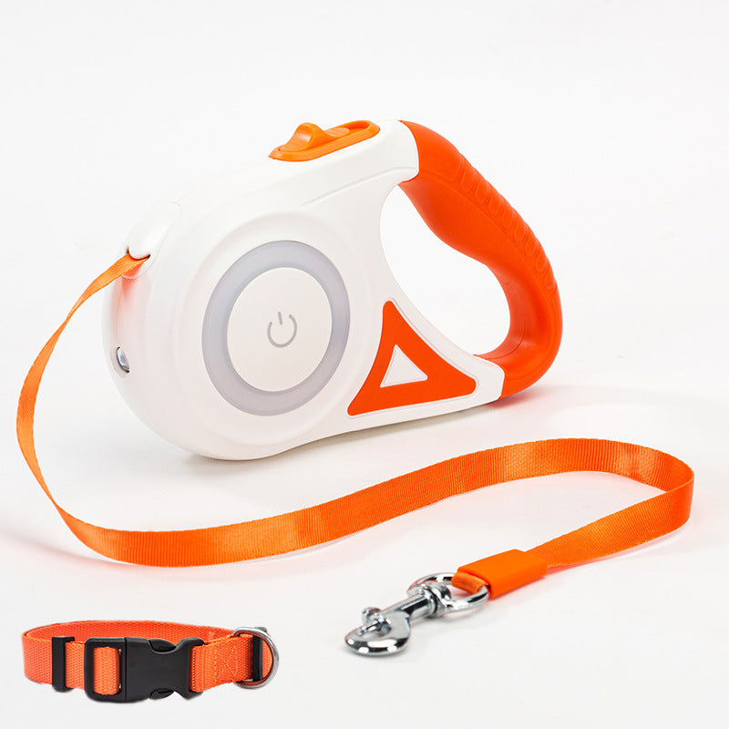 Retractable Automatic Spotlight Pet Dog Leash - Cocoa Paws Collective