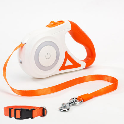 Retractable Automatic Spotlight Pet Dog Leash - Cocoa Paws Collective