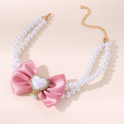 Pet Cute Heart Shape Princess Necklace - Cocoa Paws Collective