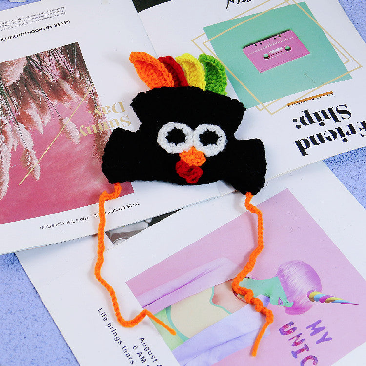 Halloween Cat Dog Knitted Pet Hat - Cocoa Paws Collective
